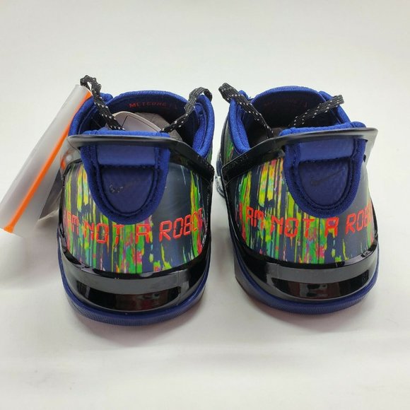 Nike Metcon 6 Flyease "I Am Not A Robot" Mens Blue Void Crimson DB3790-400 NEW - Picture 9 of 11
